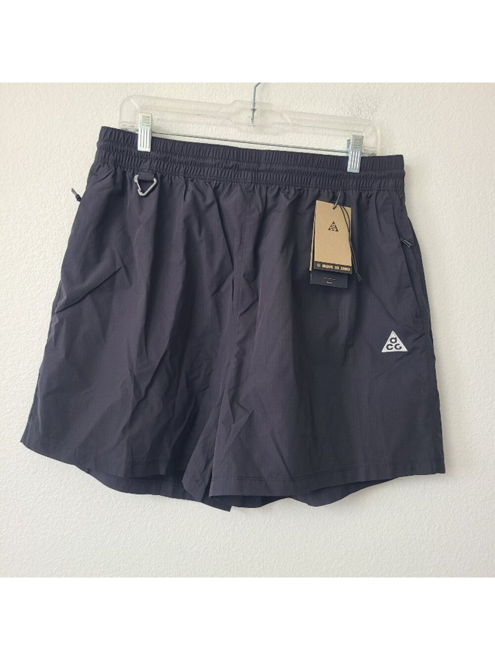 Nike Womens ACG Repel Ripstop Shorts HJ0263-010 Size L Black